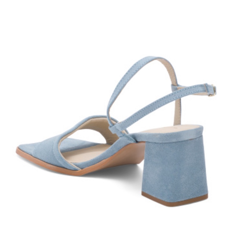 INTENTIONALLY BLANK Made In Brazil Suede Validated Heeled Sandals - Picture 2 of 3